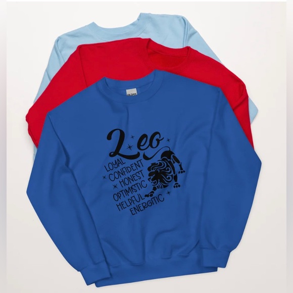 Graphic Custom Unisex "LEO" Sweatshirt - Picture 4 of 4